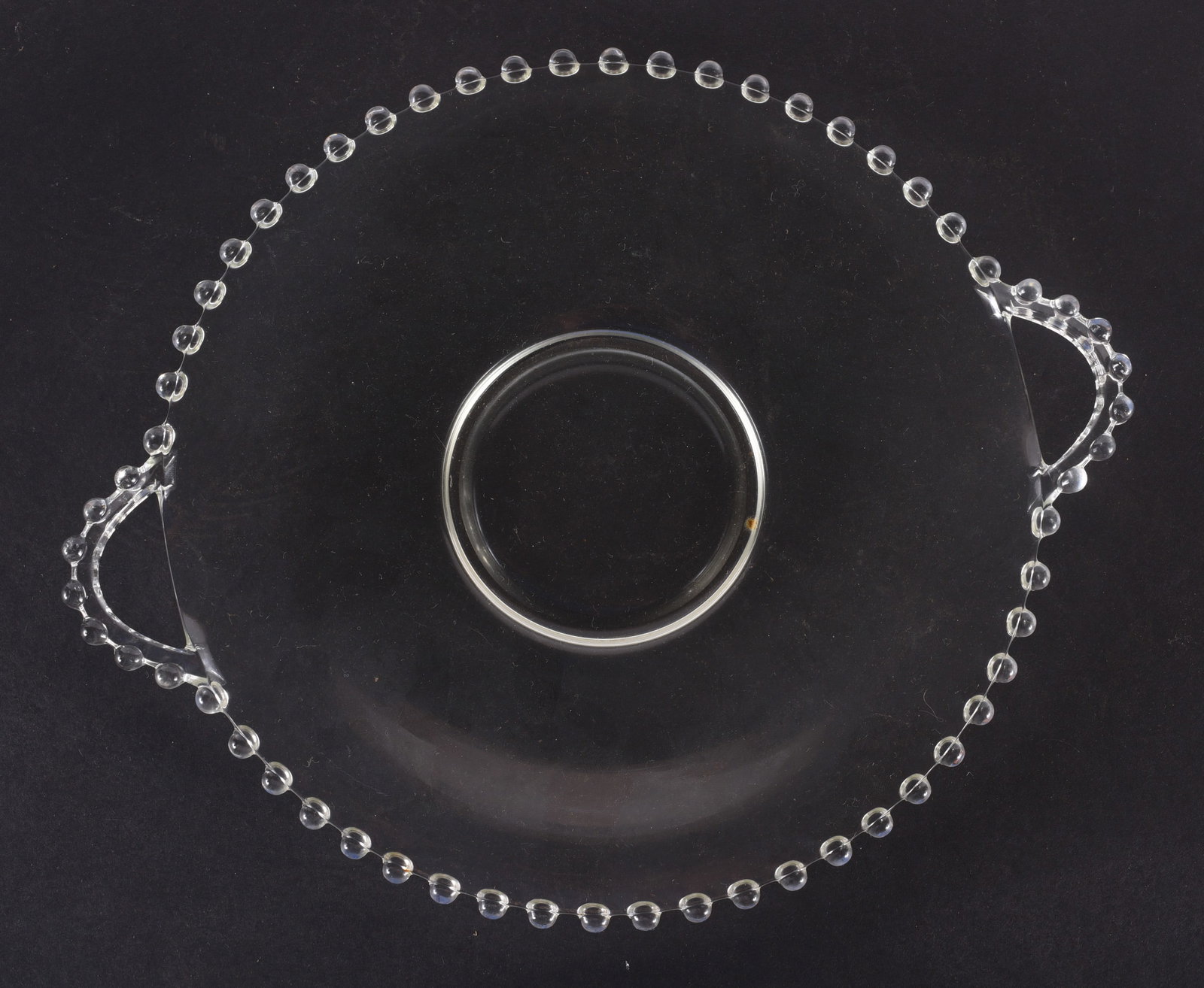 Candlewick Glass Serving Plate (1 of 1)