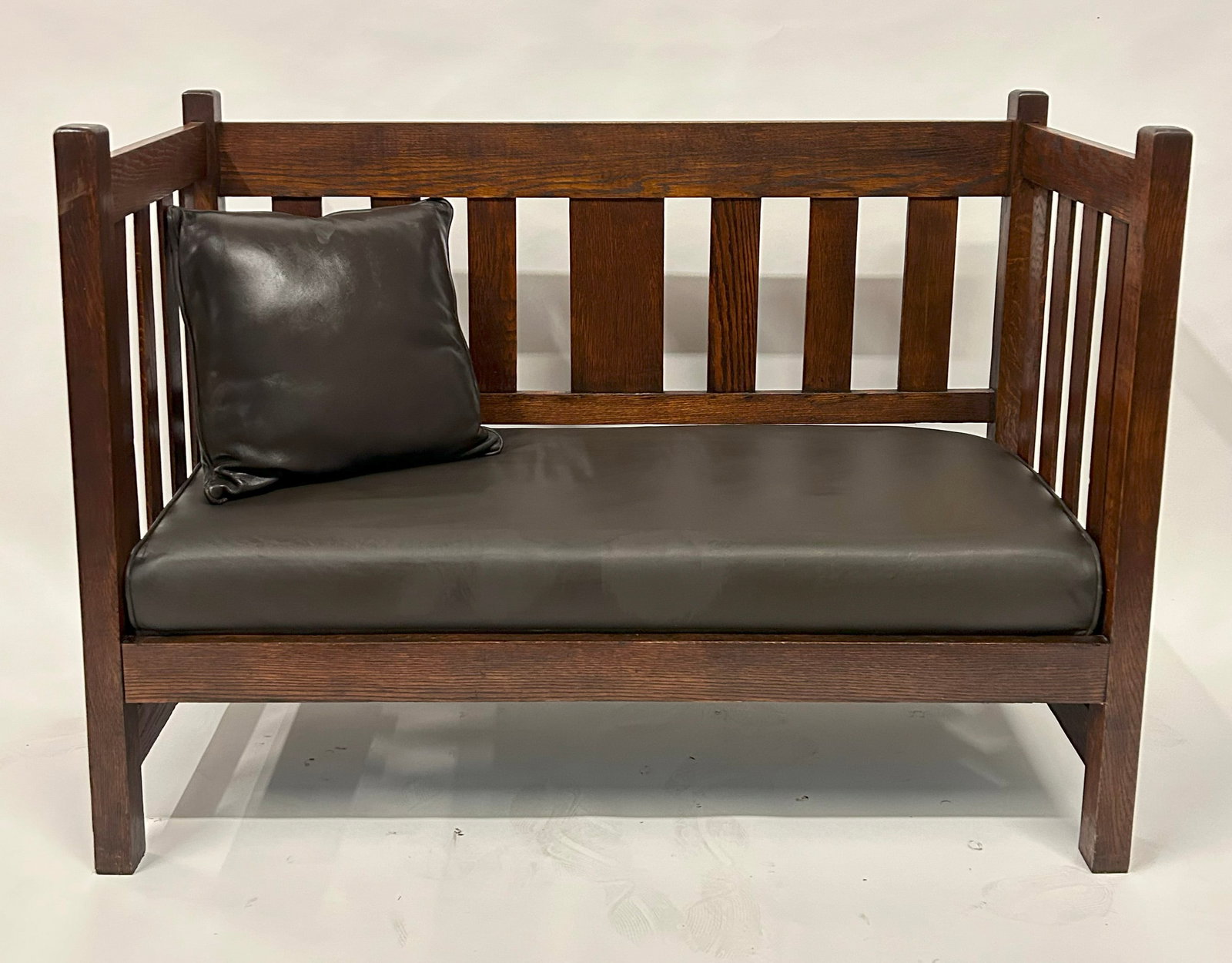 Mission Oak Sette' ca. 1900 (1 of 6)