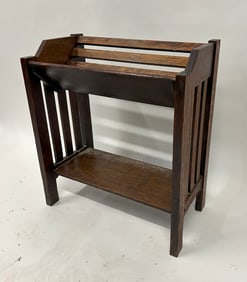 ca. 1900 Oak Book Shelf Mission Furniture
