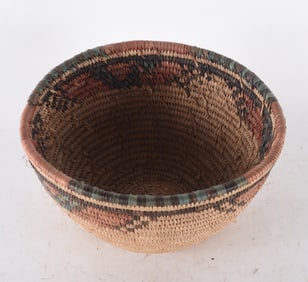 Native American Coiled Basket