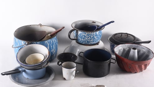 Vintage Enamelware Collection