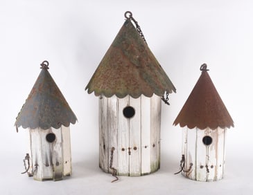 Folk Art Bird Houses