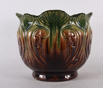 McCoy Pottery Majolica Jardiniere ca. 1940
