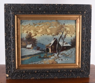 Revers Painting on Glass and Print