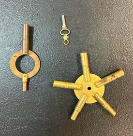 Antique Clock Keys