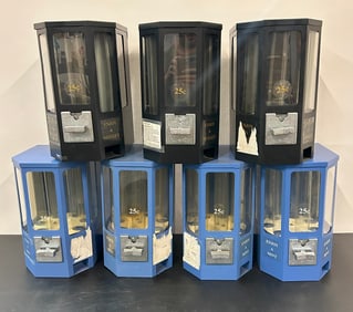 Counter Top Vending Machines (no keys) 7 total