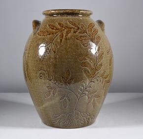Matt Jones Slip Decorated Jar