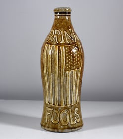 Matt Jones Slip Decorated Bottle