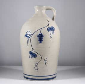 PA Stoneware Jug signed Keeton