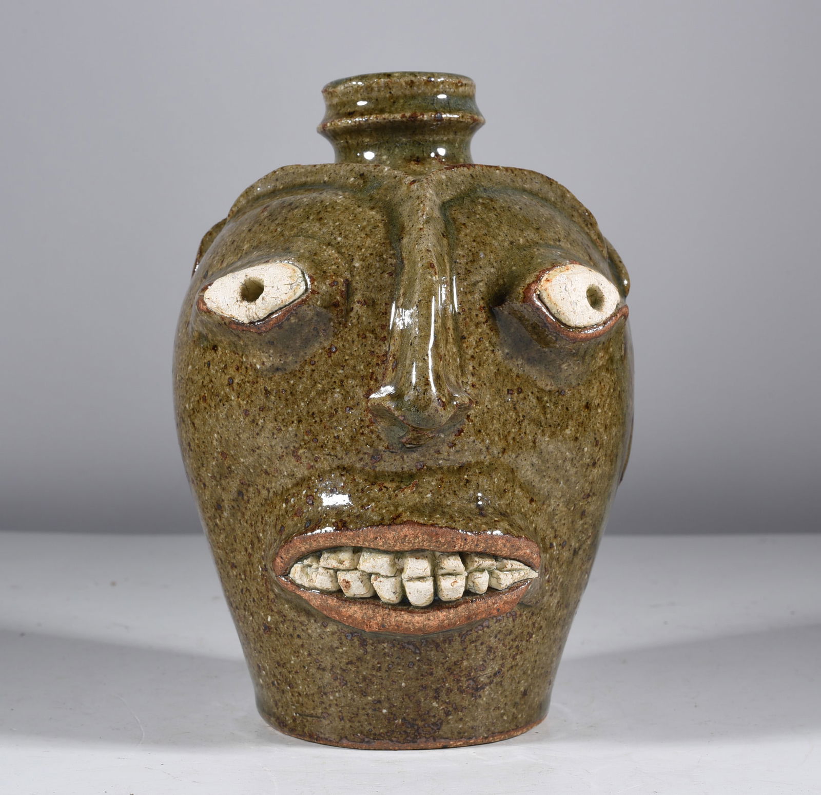 Stephen Ferrell Edgefield Style Face Jug (1 of 5)