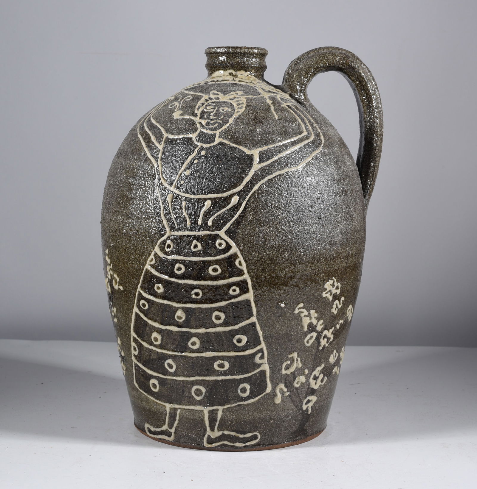 Michele Bayne Slip Decorated Jug (1 of 6)