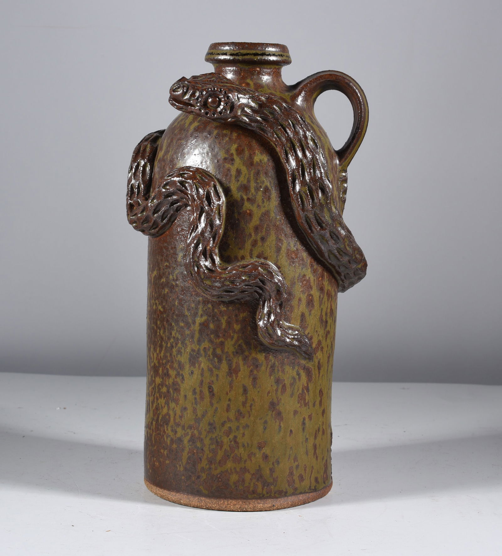 Ben North Pottery Snake Jug (1 of 4)