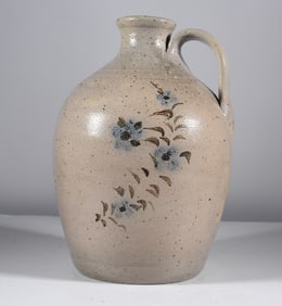 Slip Decorated Salt Glaze Jug