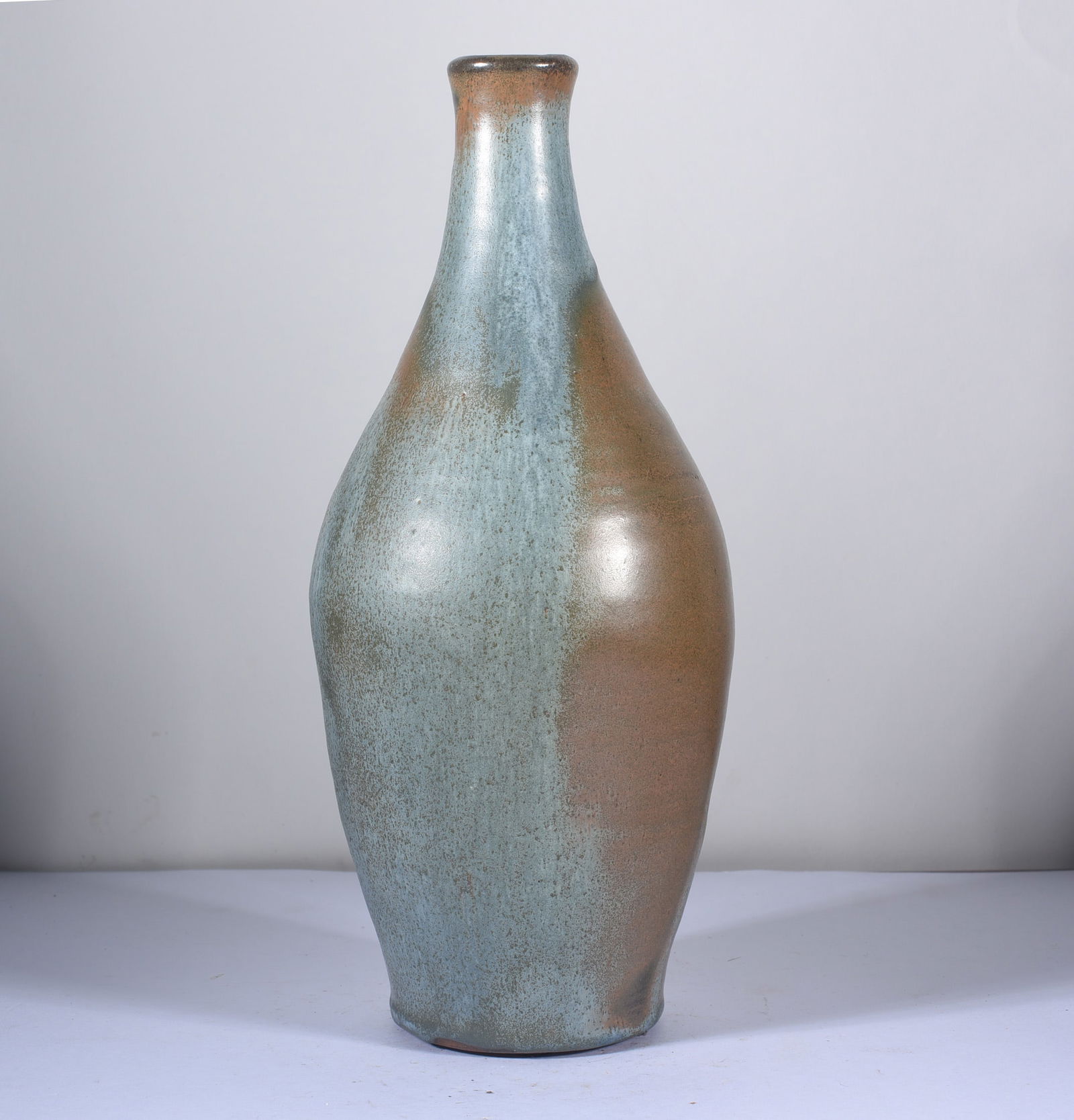 Walt and Dot Aumon Seagrove NC Pottery Bottle (1 of 3)