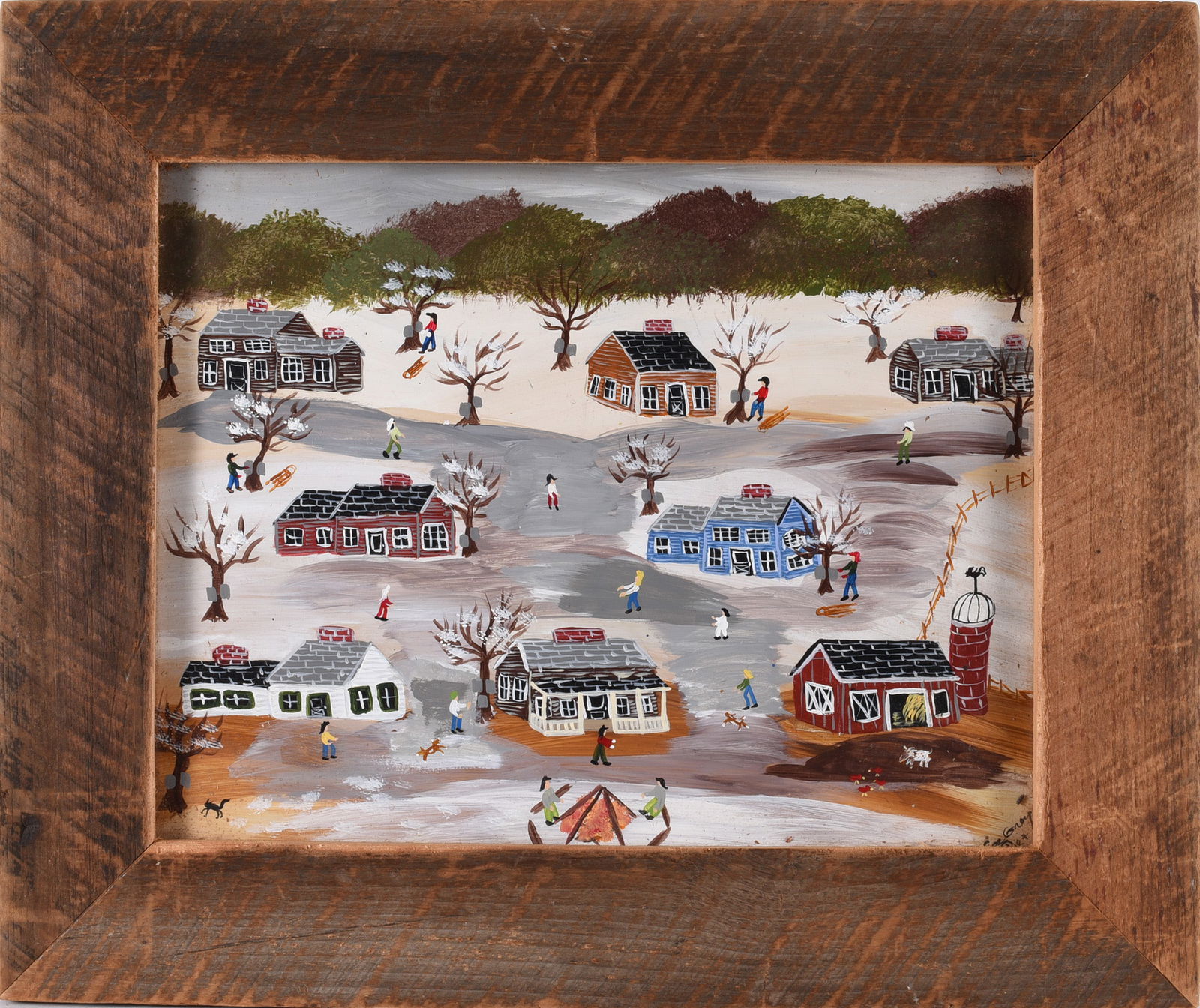 Lee Gray Folk Painting (1 of 4)