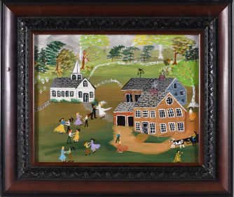 Lee Gray Folk Painting
