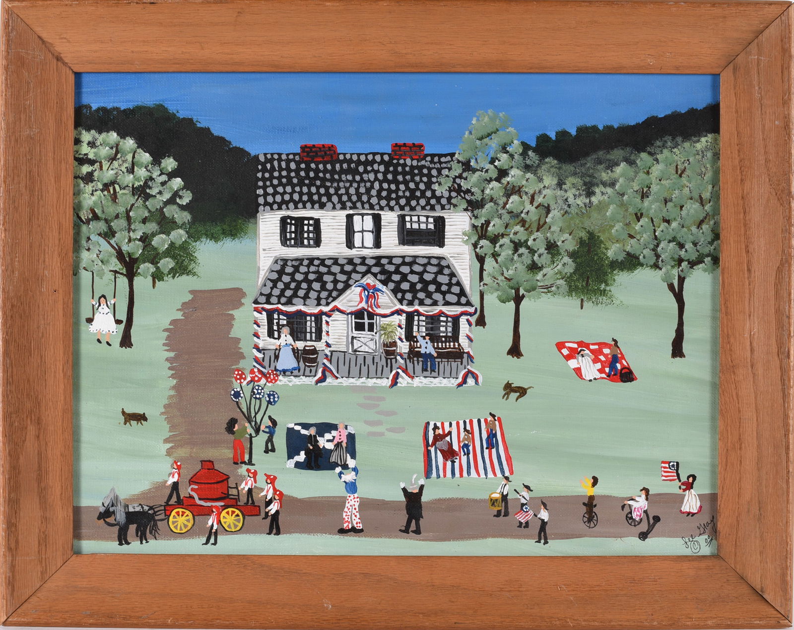 Lee Gray Folk Painting (1 of 4)