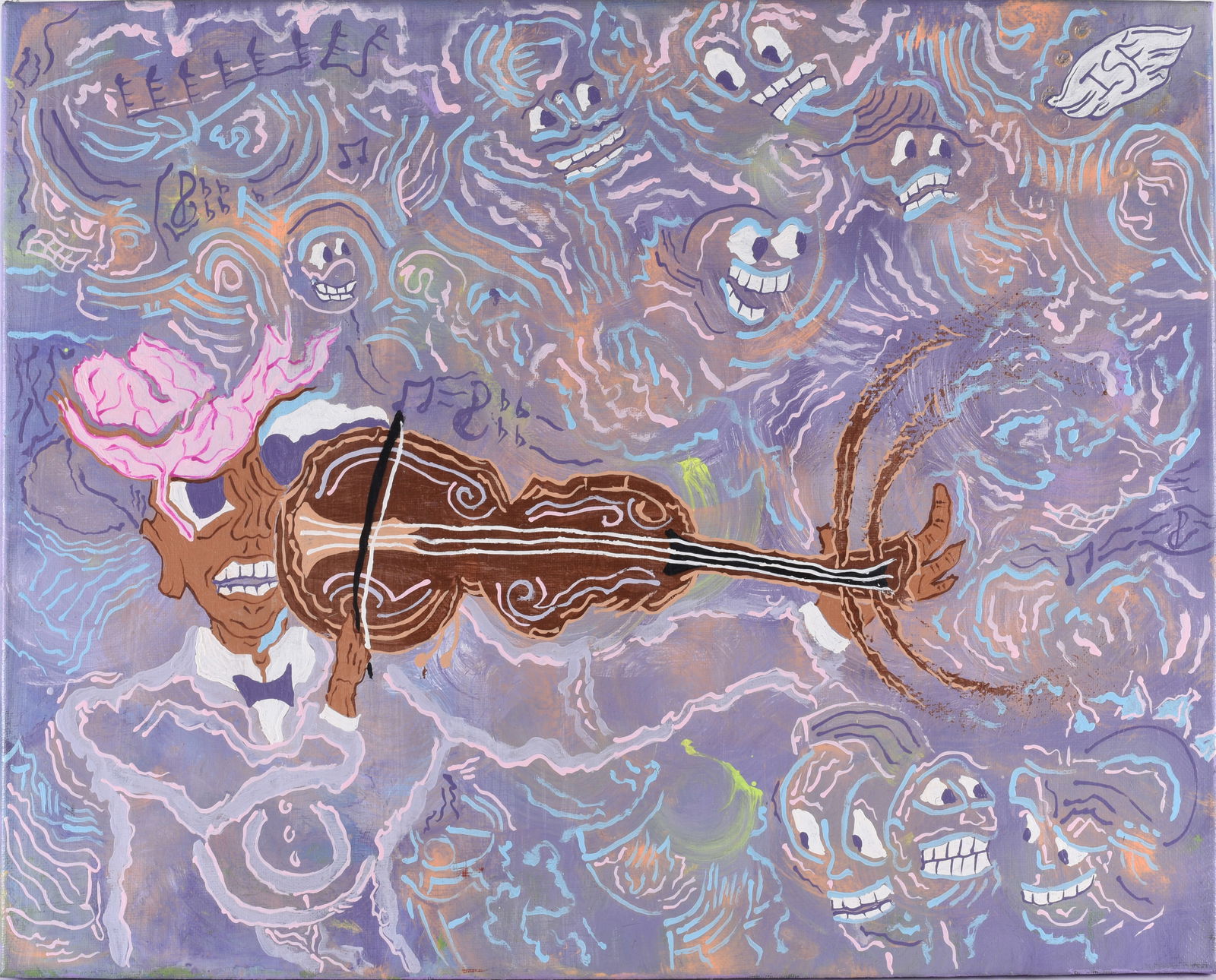 Jakym Clark (Isa) Outsider Art Painting (1 of 2)