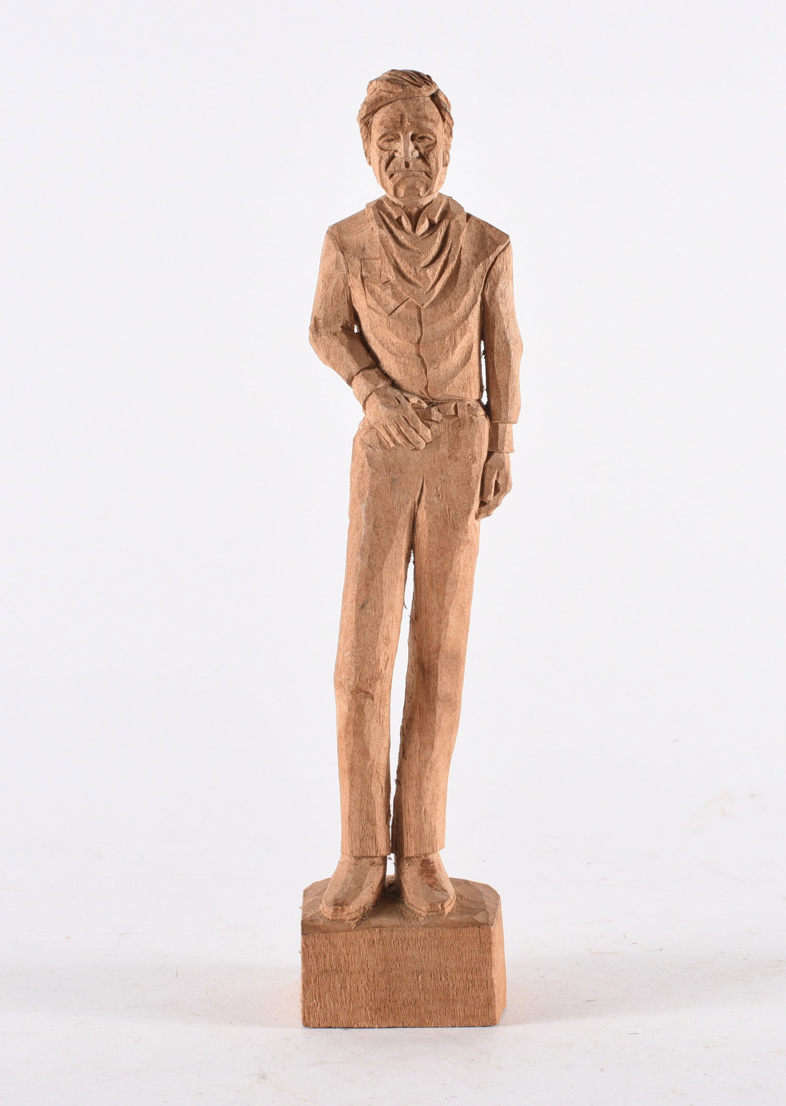 Austin Goldman Folk Wood Carving: folk carving, wood. Austin Goldman is a Florida artist who was very prolific in the 90s. He is currently 96 years old in the year 2025.