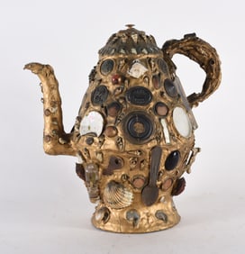 Antique Memory Jug Pitcher