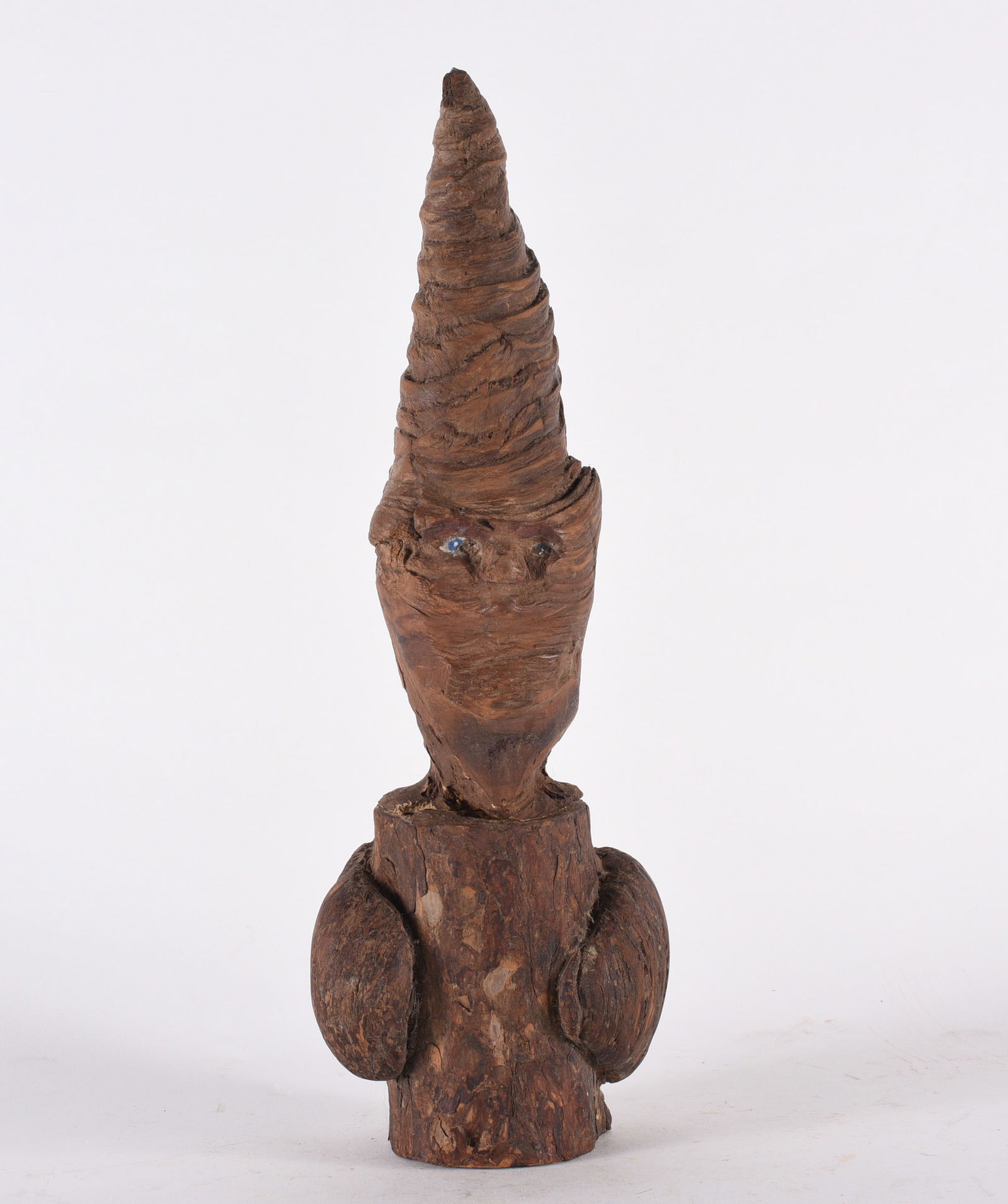 Folk Art Wood Carving of Gnome (1 of 3)