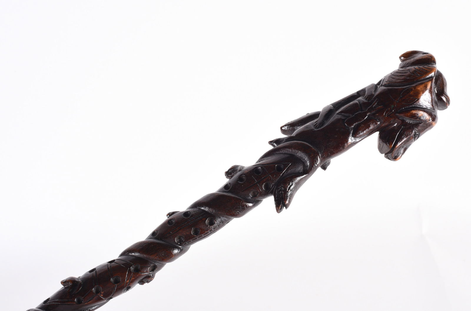 American Folk Art Carved Cane (1 of 4)