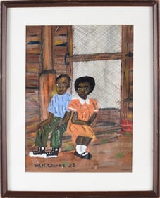 William Clark Folk Art Painting