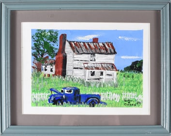 William Clark Folk Art Painting