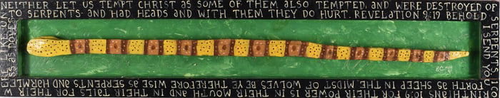 Eric Cunningham Folk Art Painting Collage