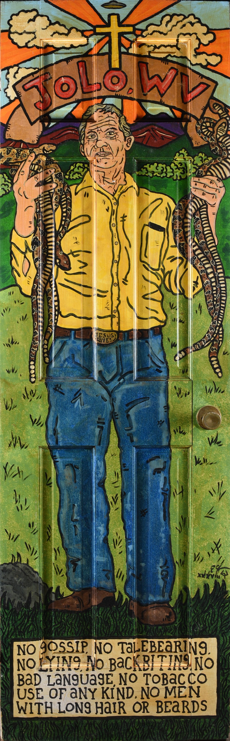 Eric Cunningham Folk Art Painting Collage (1 of 5)