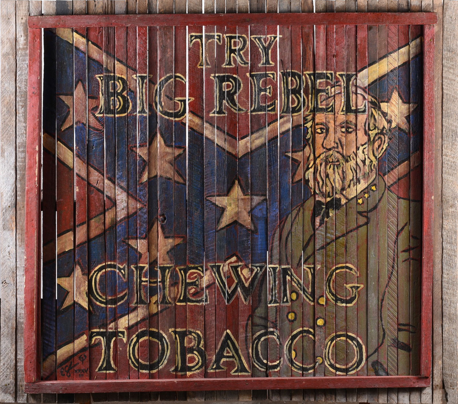 Eric Cunningham Folk Art Painting Collage (1 of 3)