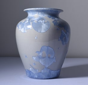North Carolina Crystaline Pottery Vase