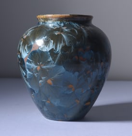 North Carolina Crystaline Pottery Vase