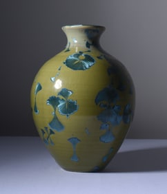 North Carolina Crystaline Pottery Vase