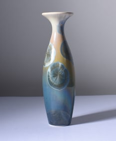 North Carolina Crystaline Pottery Vase