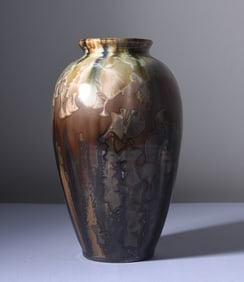 North Carolina Crystaline Pottery Vase