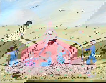 Jessie Lavon Folk Painting