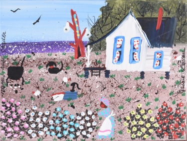 Jessie Lavon Folk Painting