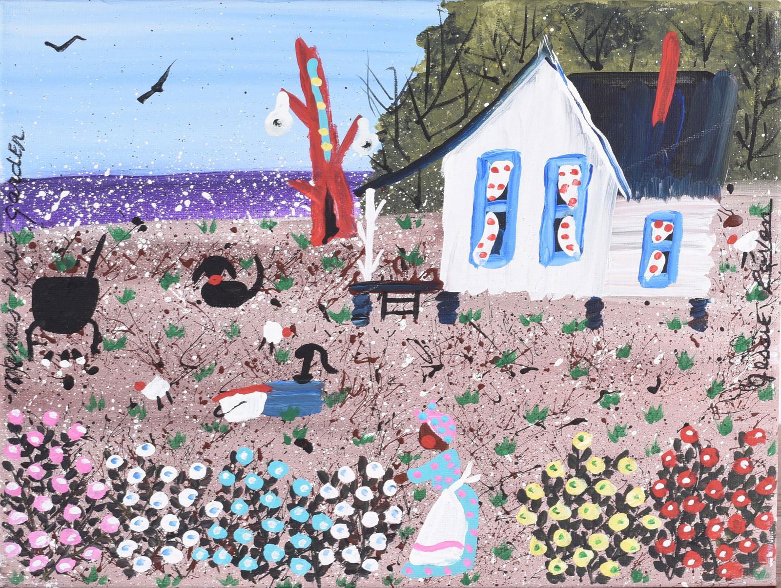 Jessie Lavon Folk Painting (1 of 2)