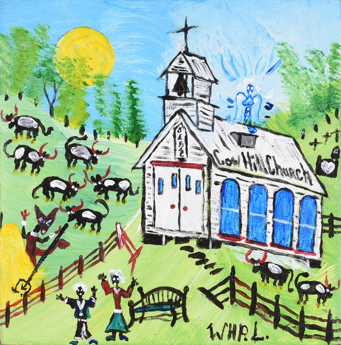 Wade Ledbetter Folk Painting (1 of 2)