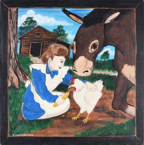 Richard Roebuck Folk Painting