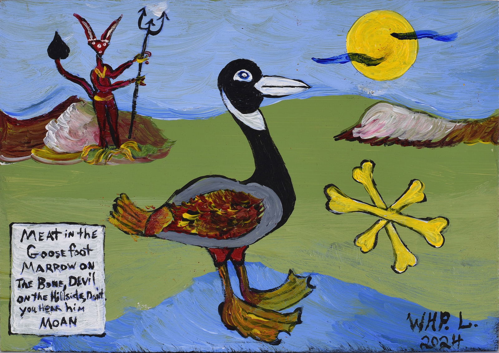 Wade Ledbetter Folk Painting (1 of 2)