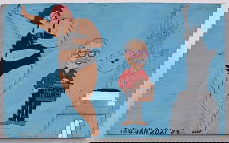 Willie McCord Folk painting
