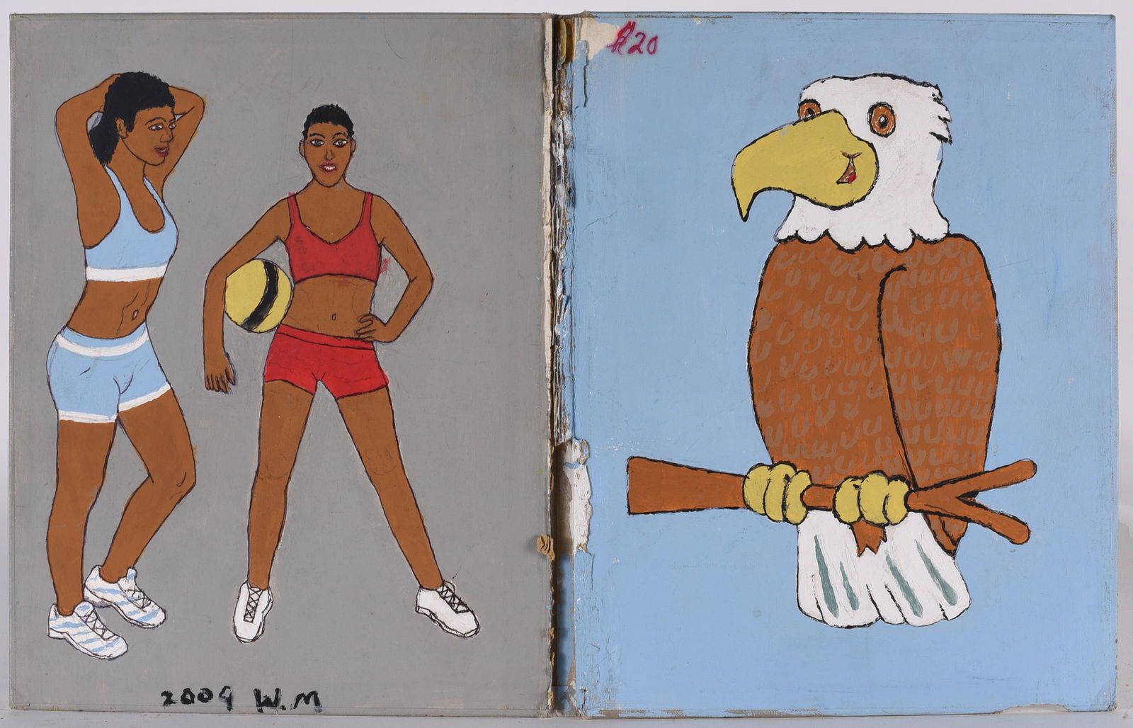 Willie McCord Folk Painting (1 of 2)