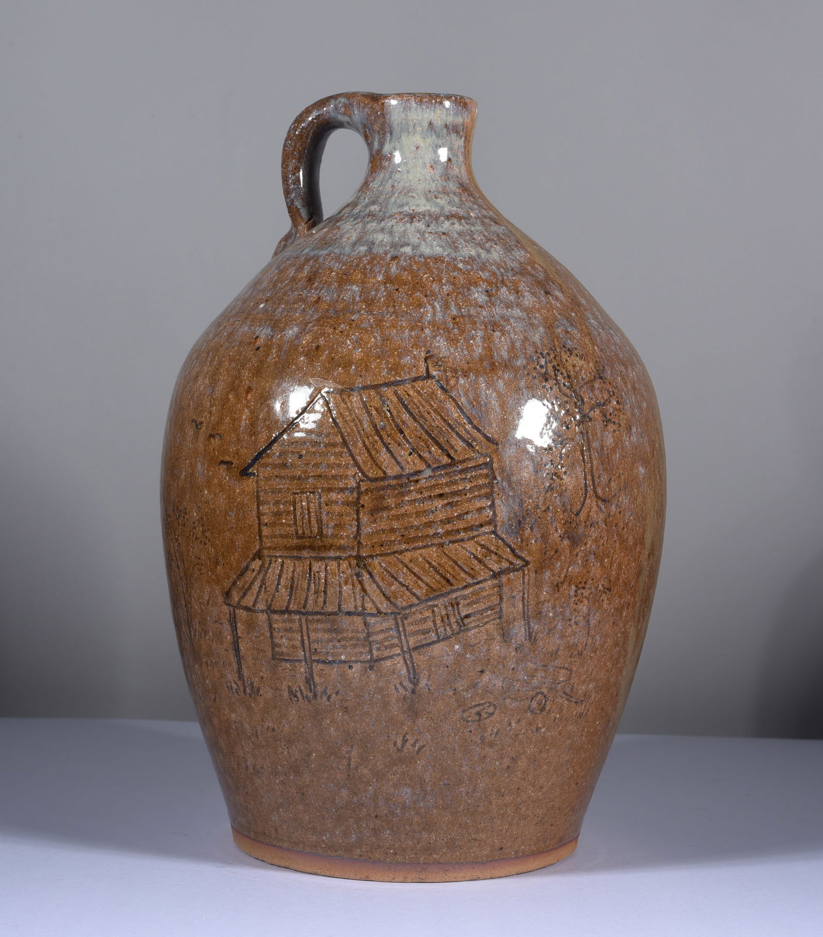 Otis Norris Pottery Jug (1 of 3)