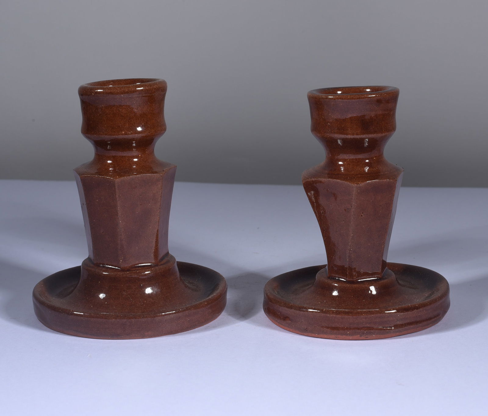 Westmoore Pottery Candle Sticks (1 of 2)