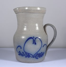 Salmon Falls Dover NH Stoneware Pitcher