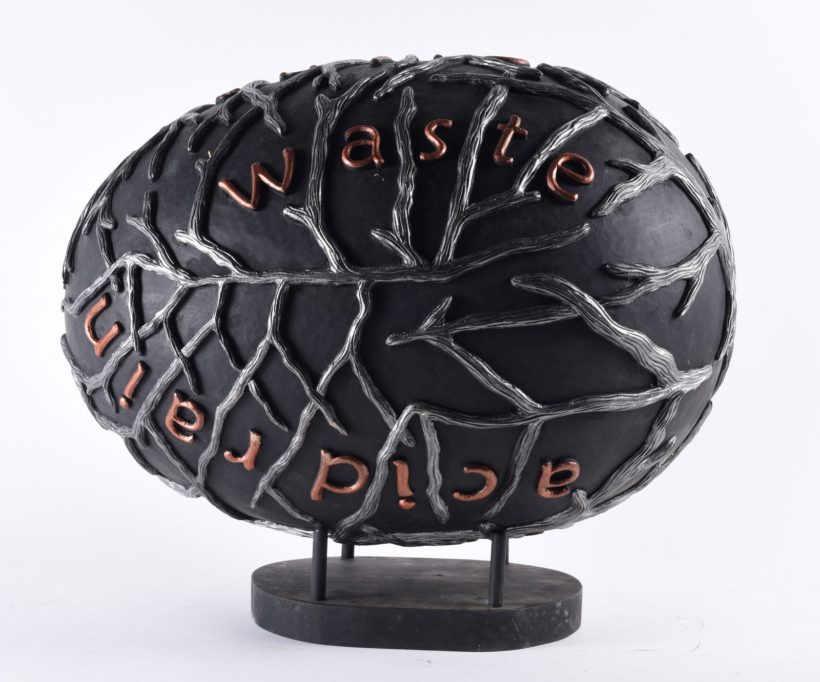 Gene Kangas Wood Carved Sculpture: hand carved wood. Aprox 18" x 18". Gene is a versatile contemporary artist, creating artwork in various media including modern sculptures and installations, digital paintings, folk art, wood turned sc