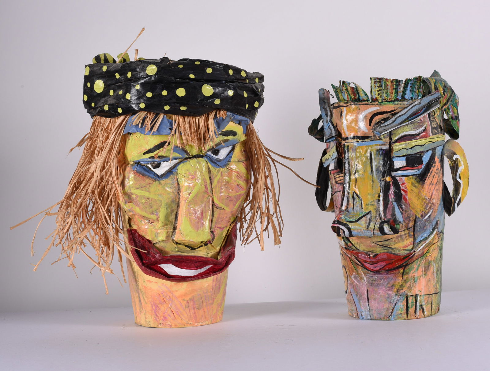 Folk Art Heads (1 of 3)
