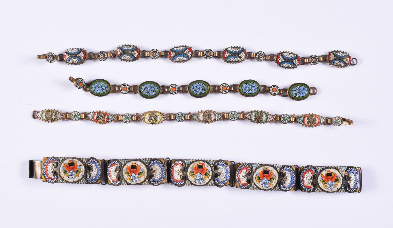 Vintage Micro Mosaic Bracelets Made In Italy (1 of 2)